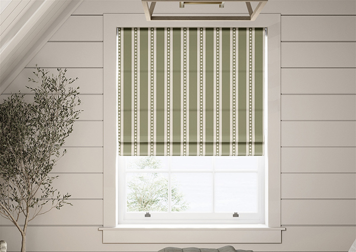 The British Stripe Co. Edgar, Derwent No.1 - Roman Blind - Image 3